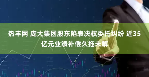 热丰网 庞大集团股东陷表决权委托纠纷 近35亿元业绩补偿久拖未解